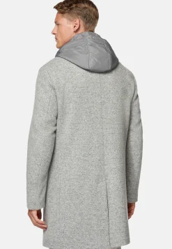 Manteau En Jersey De Laine Avec Plastron