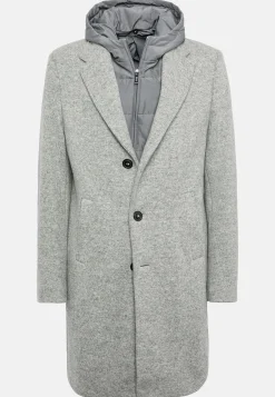 Manteau En Jersey De Laine Avec Plastron