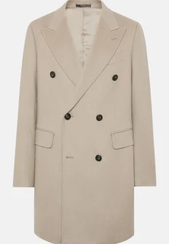 Manteau En Pur Cachemire À Double Boutonnage