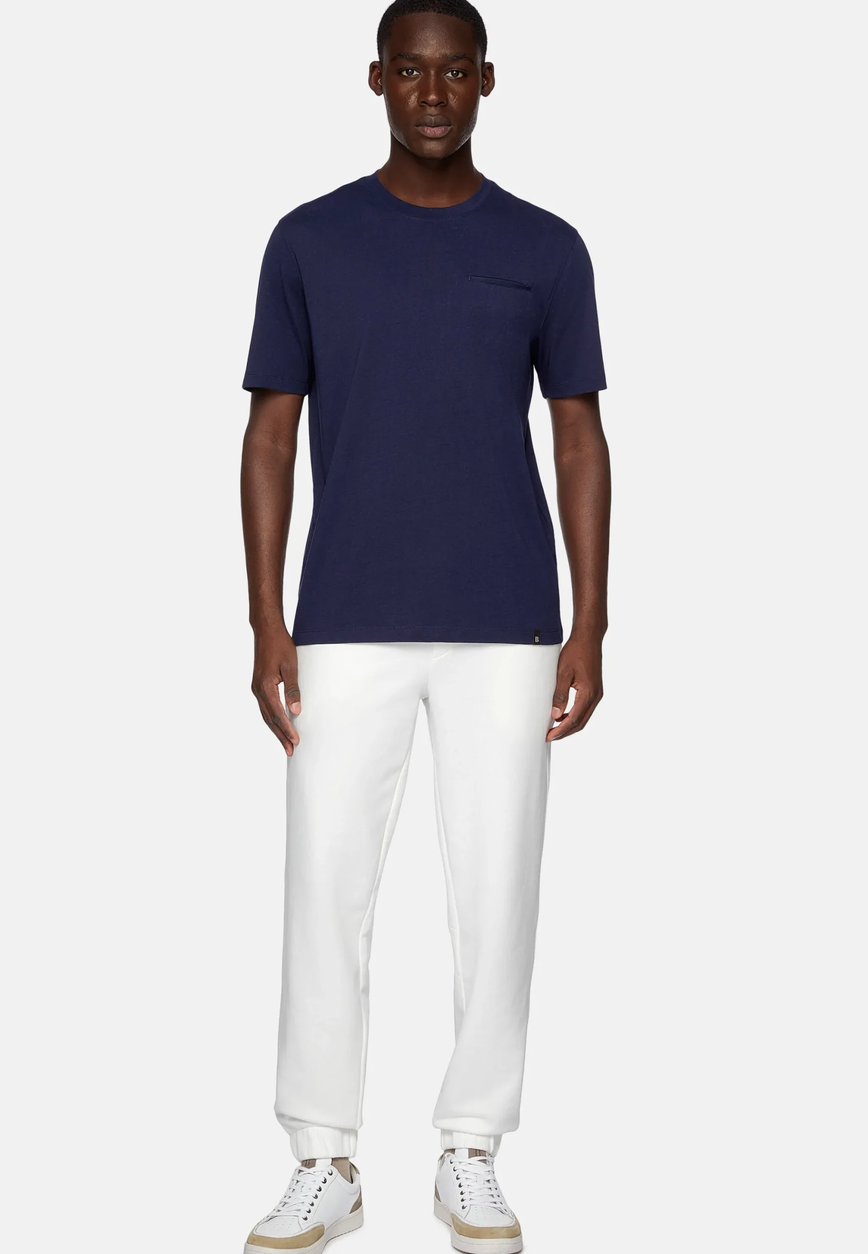 Pantalon En Coton Mélangé