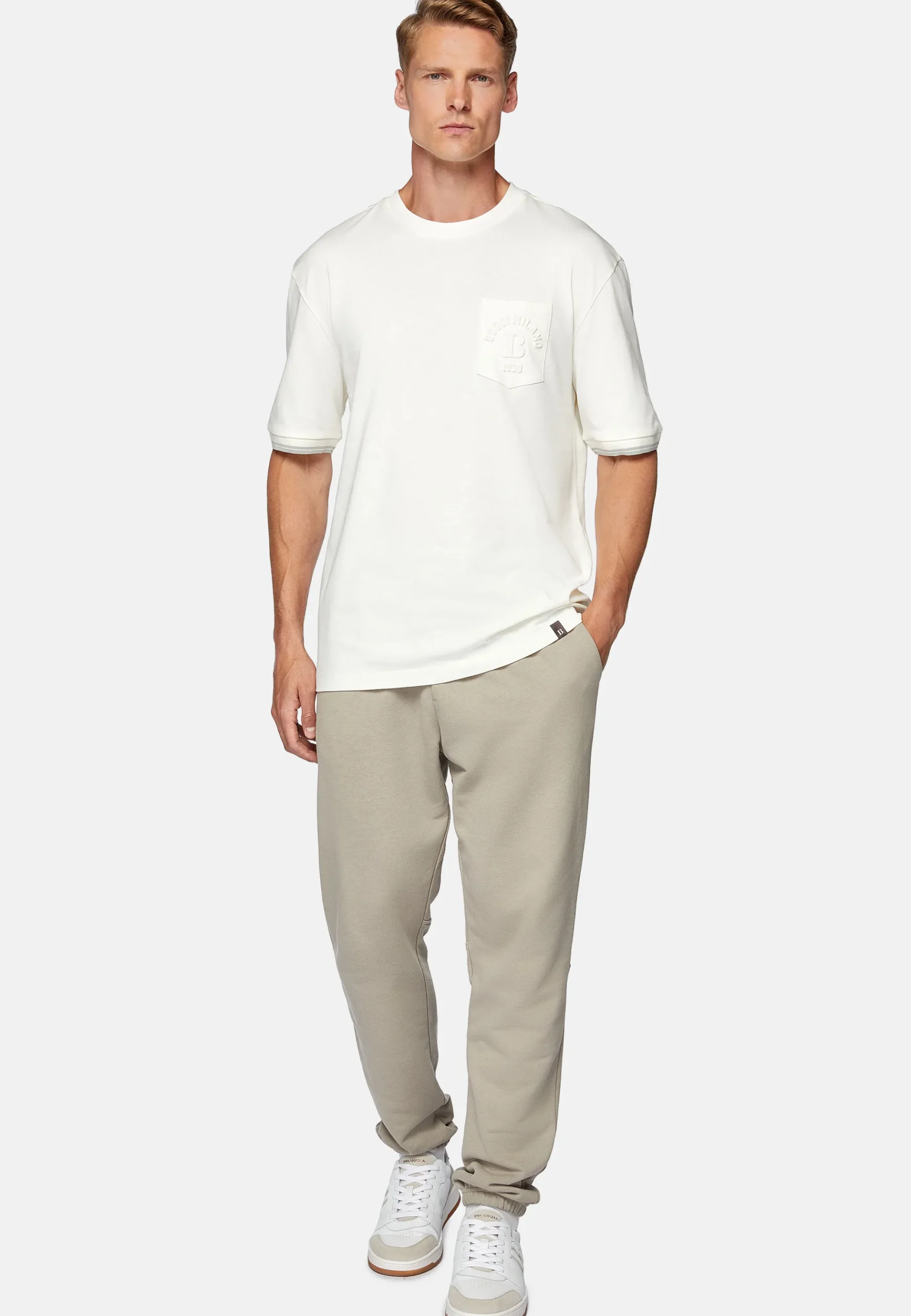 Pantalon En Coton Mélangé Bio