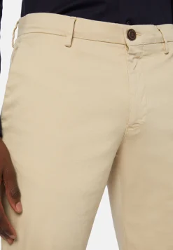 Pantalon En Coton Tencel Extensible