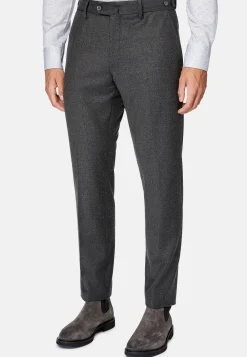 Pantalon En Flanelle Extensible.