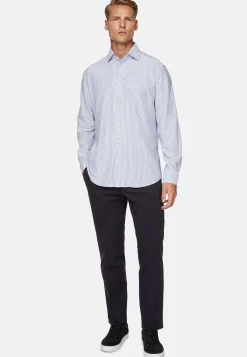 Pantalon En Tricotine De Coton