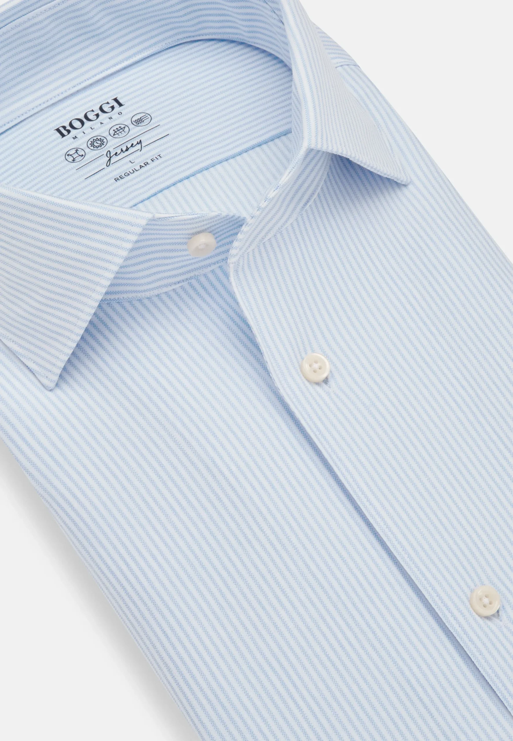 Polo Chemise En Jersey Regular Fit