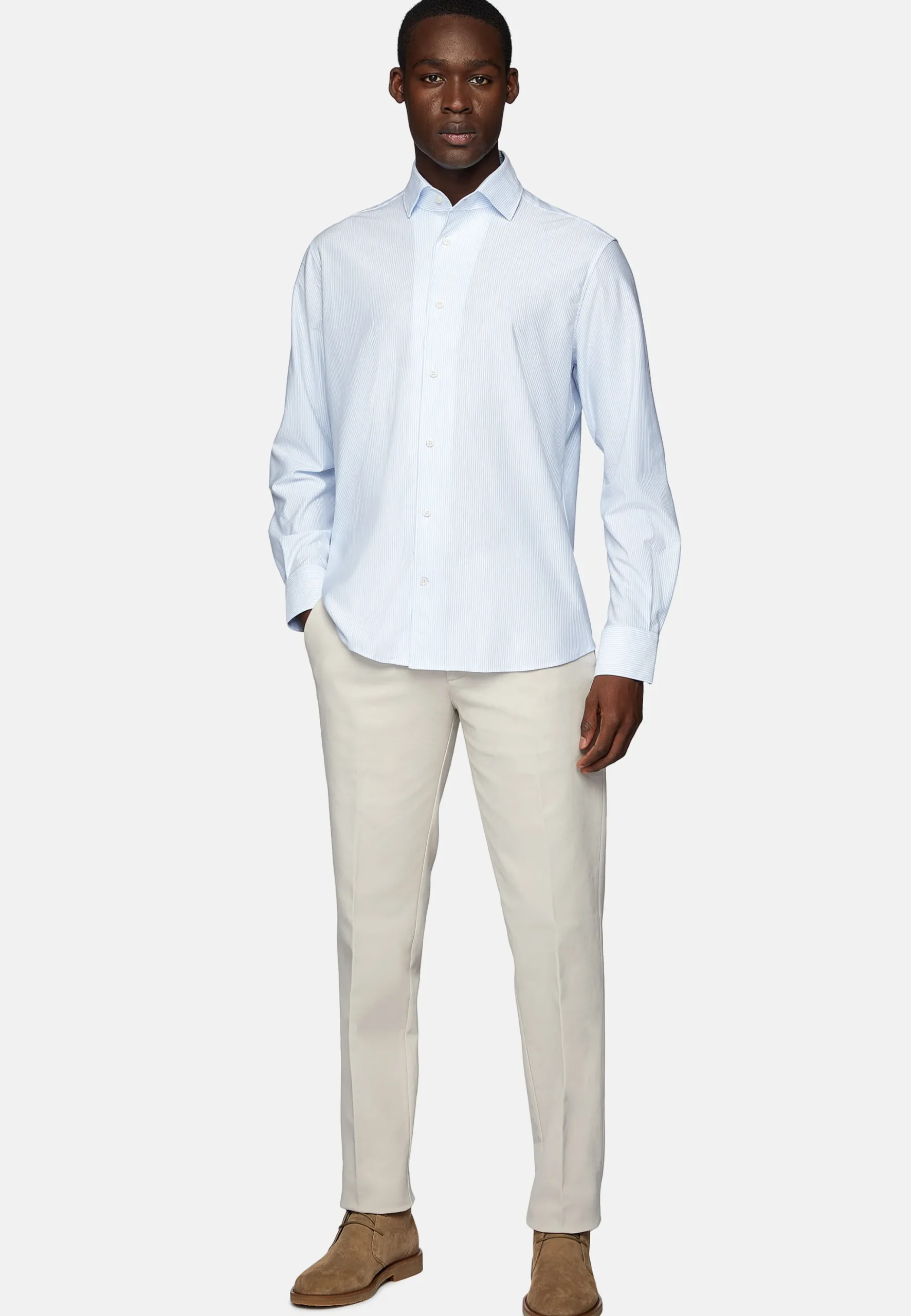 Polo Chemise En Jersey Regular Fit