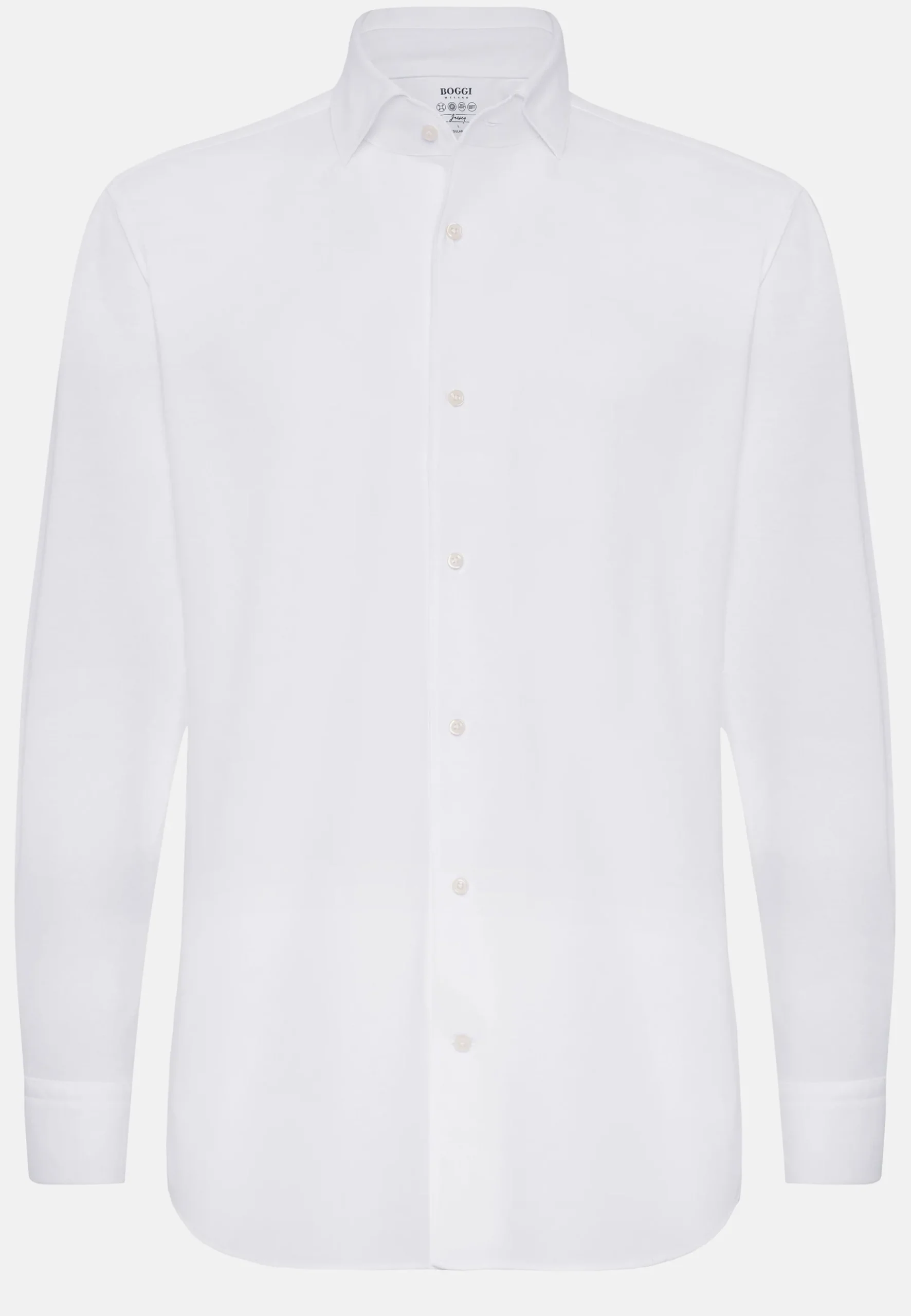 Polo Chemise En Jersey Regular Fit