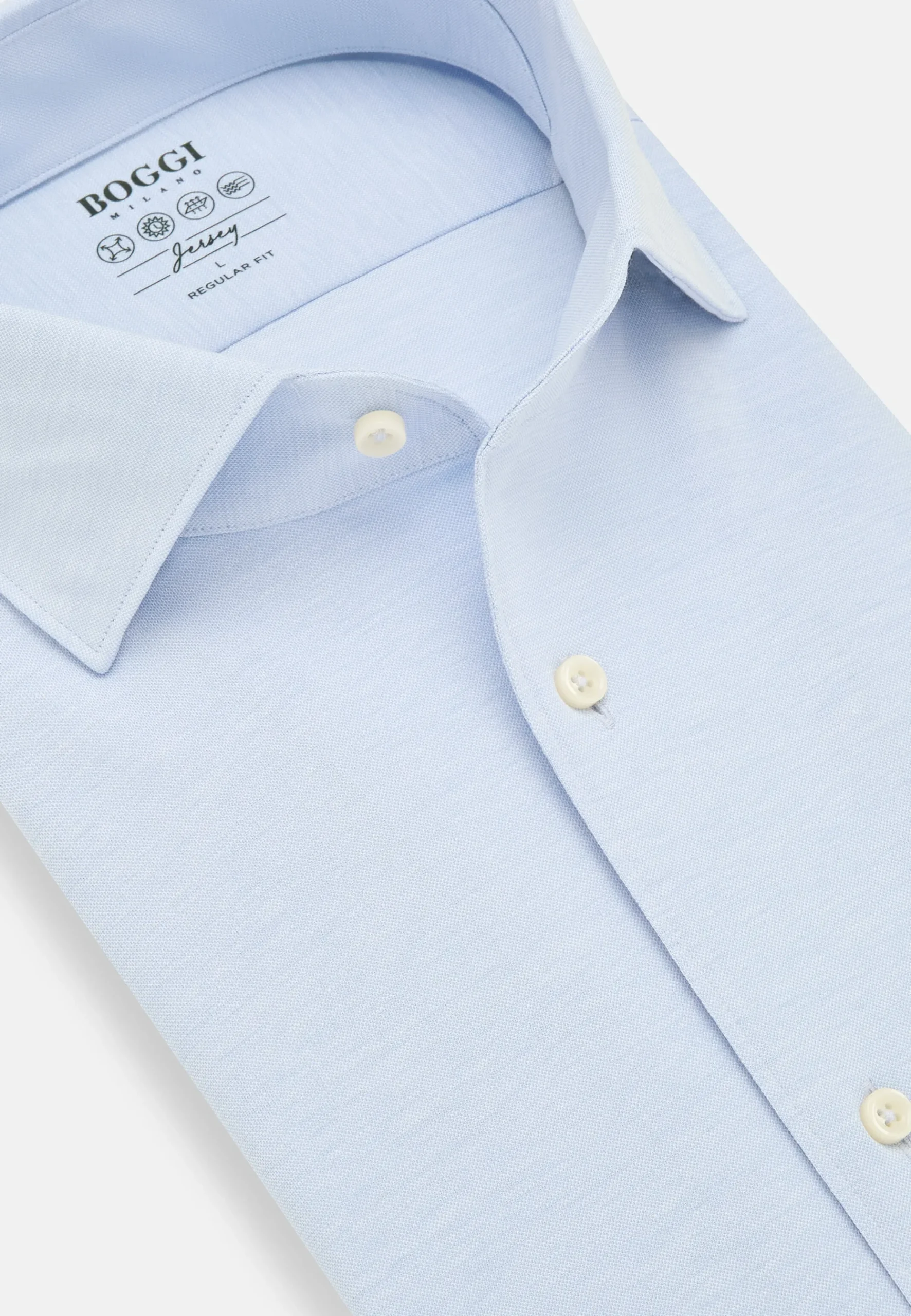 Polo Chemise En Jersey Regular Fit