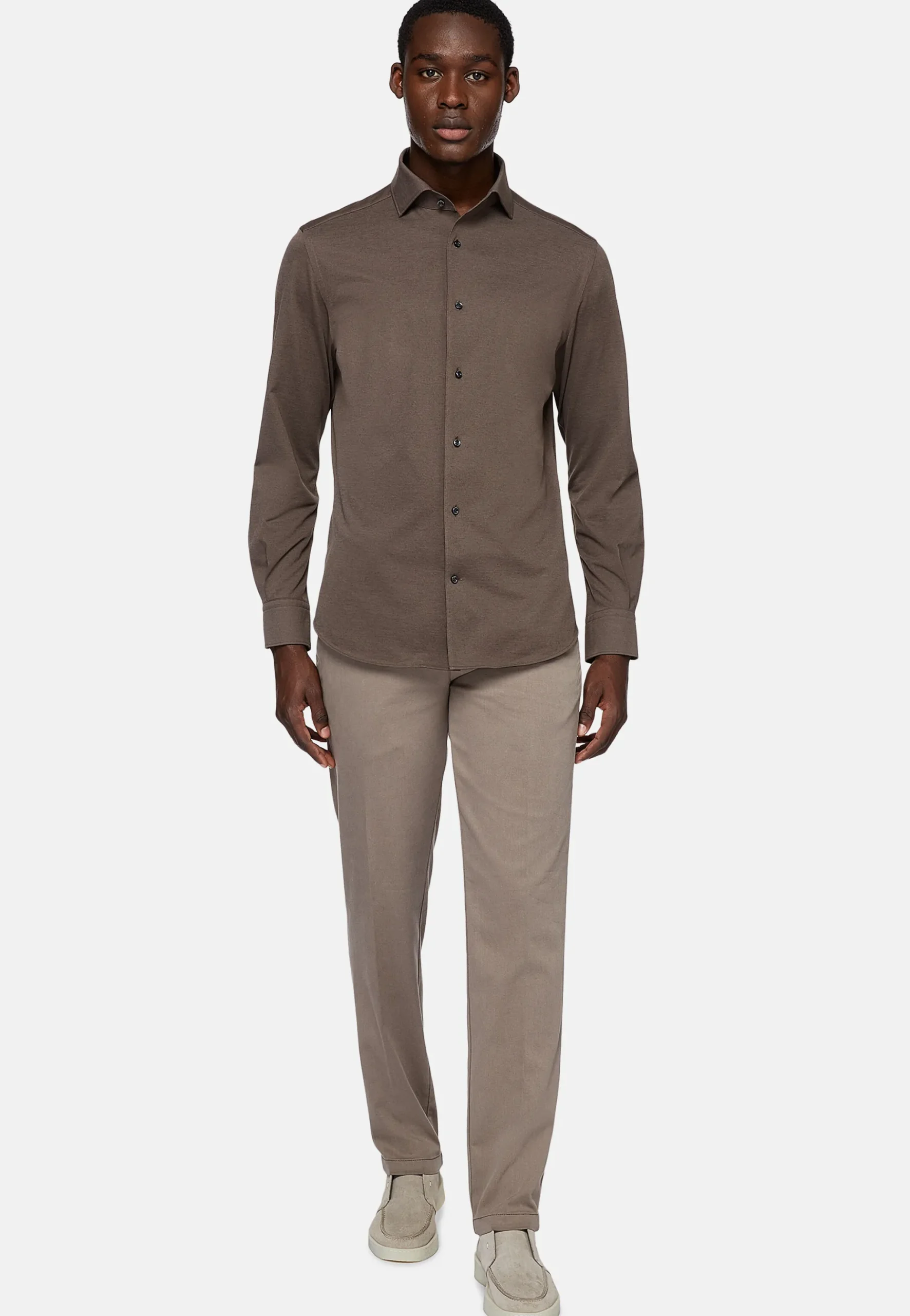 Polo En Jersey Japonais Regular Fit