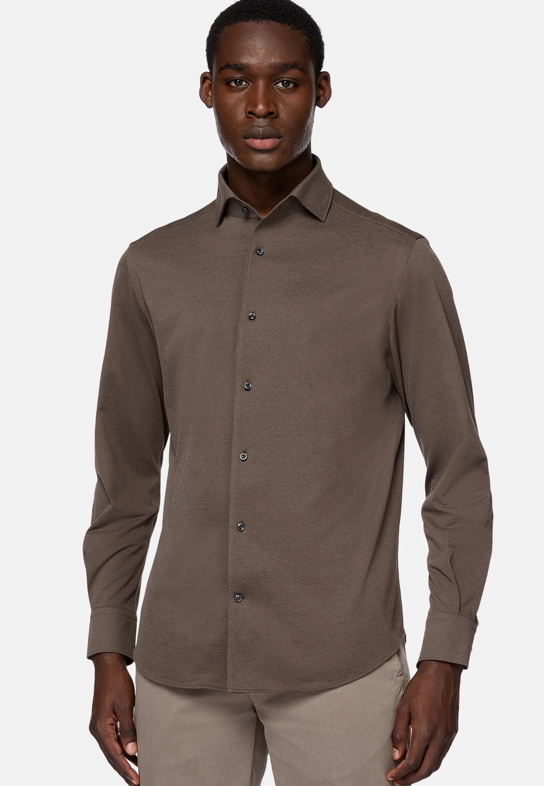 Polo En Jersey Japonais Regular Fit