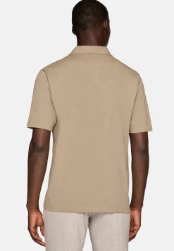 Polo En Mélange De Jersey Et Coton Bio