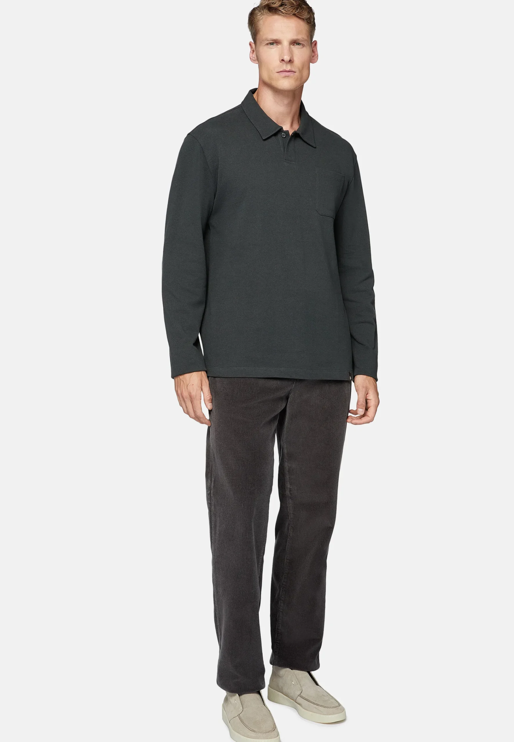 Polo En Piqué De Coton.