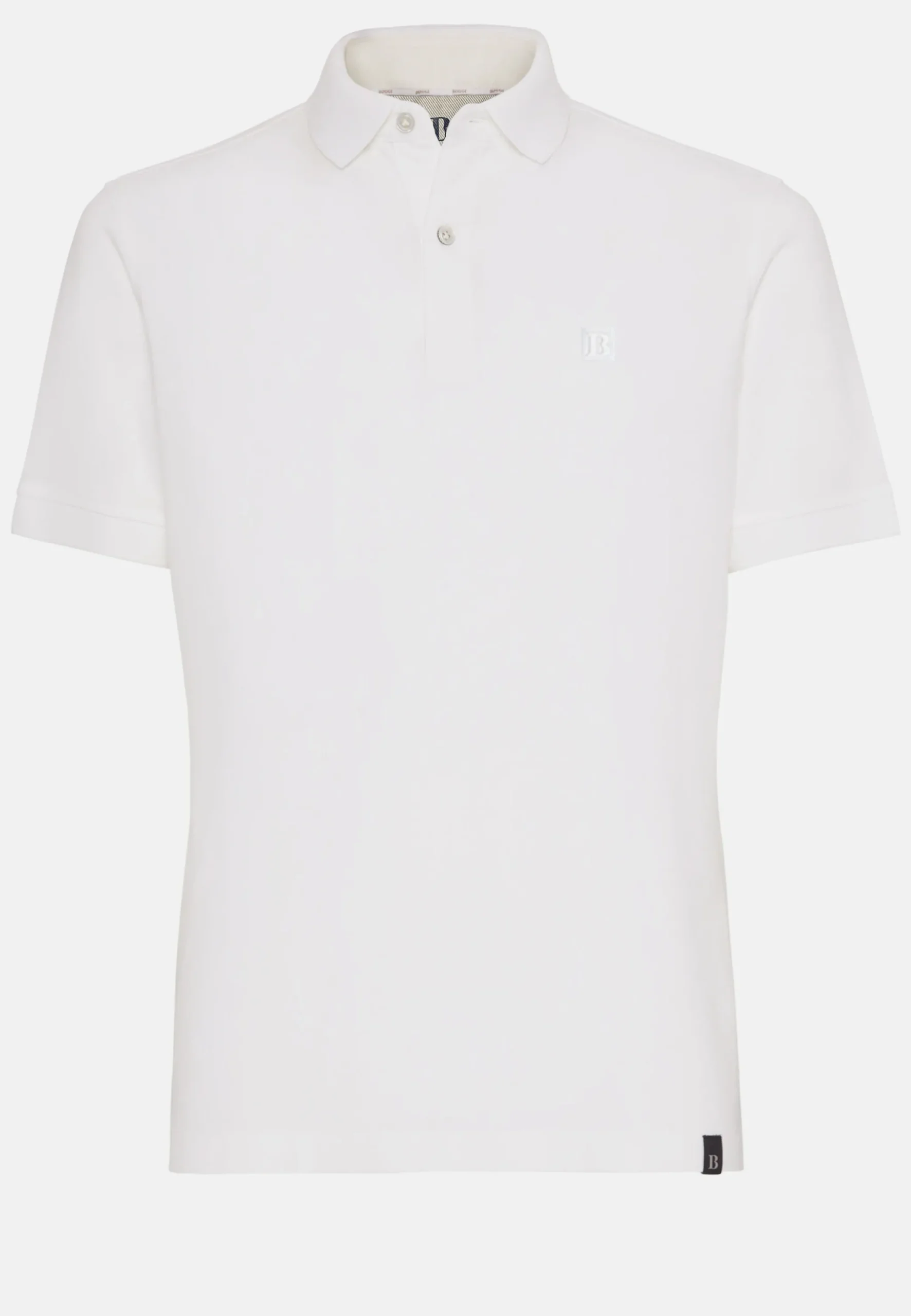 Polo En Piqué De Coton Coupe Droite