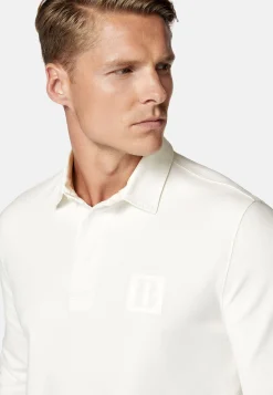 Polo Rugby En Jersey De Coton Mélangé Regular Fit