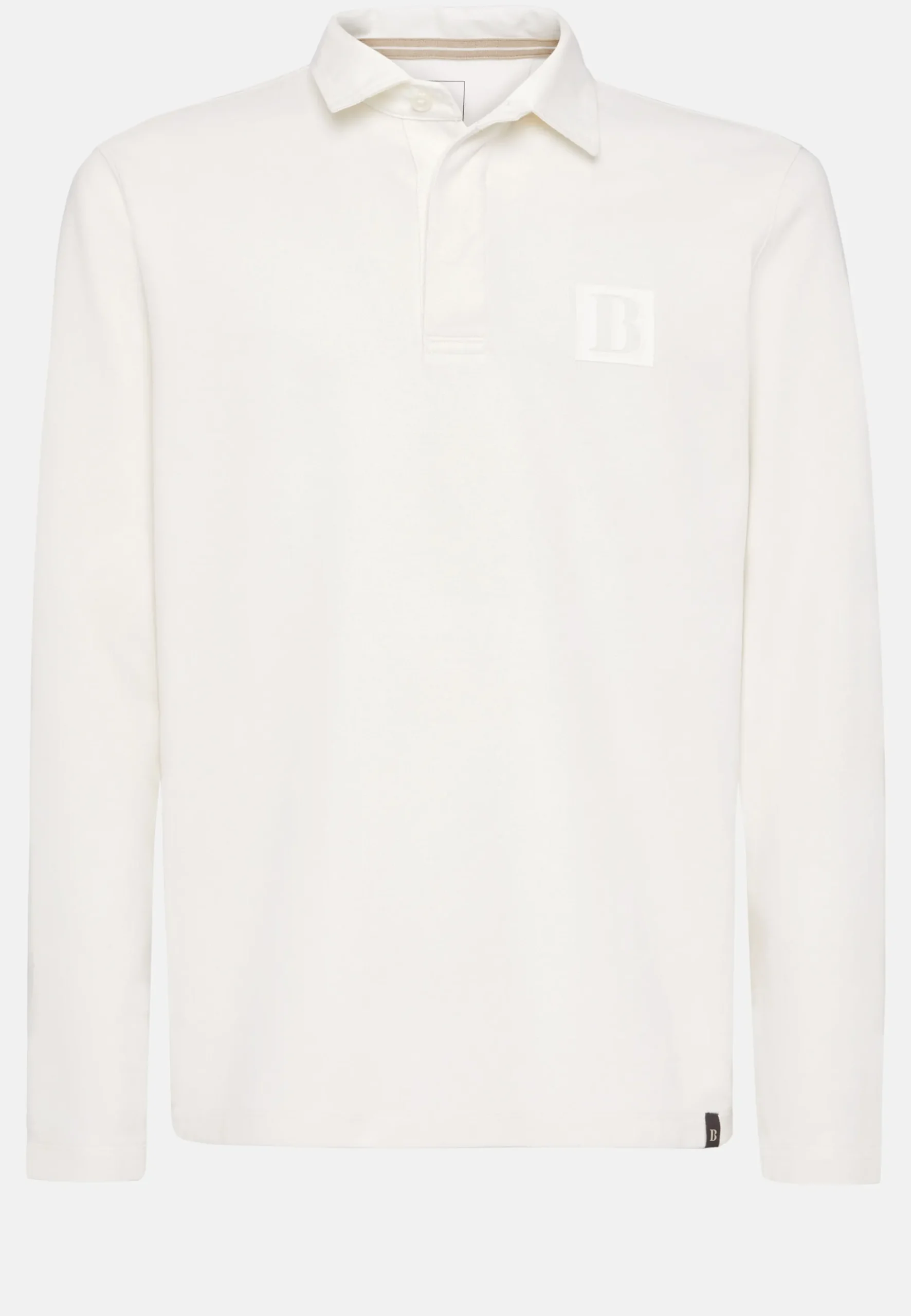 Polo Rugby En Jersey De Coton Mélangé Regular Fit