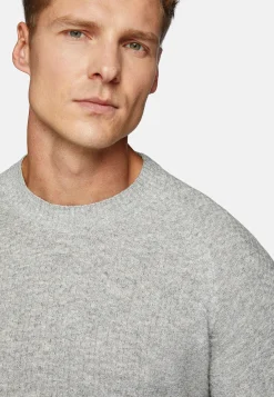 Pull Col Rond En Cachemire Mélangé