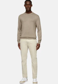 Pull Col Rond En Laine Mérinos