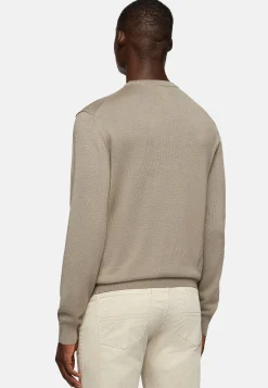 Pull Col Rond En Laine Mérinos