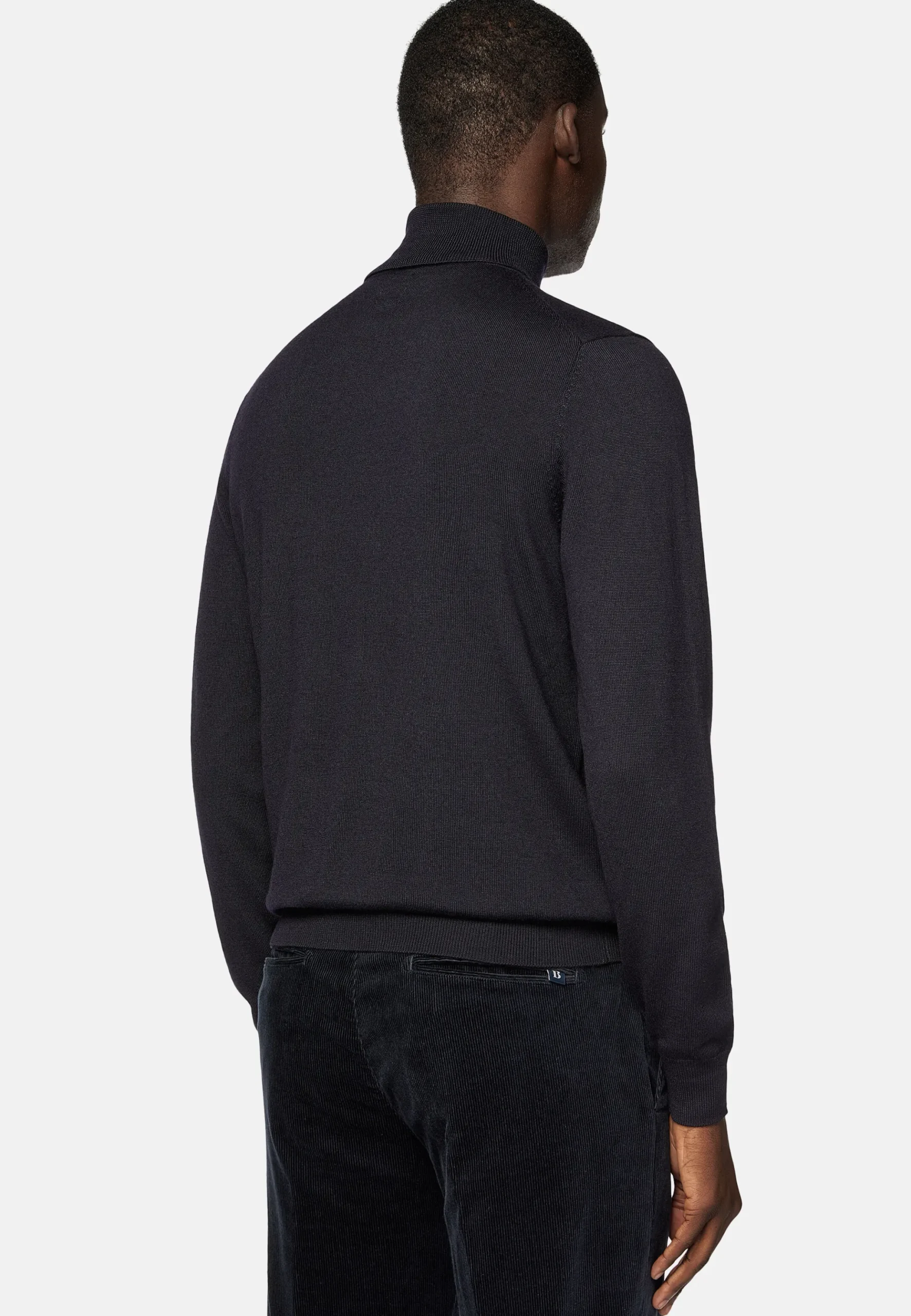 Pull Col Roulé En Laine Mérinos