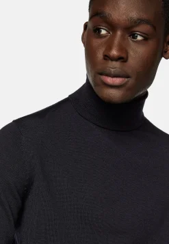 Pull Col Roulé En Laine Mérinos