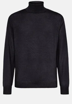 Pull Col Roulé En Laine Mérinos