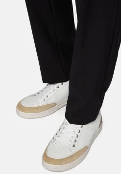 Sneakers En Cuir Et Daim