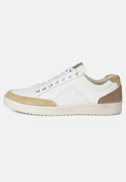 Sneakers En Cuir Et Daim