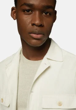 Surchemise Blanche En Velours