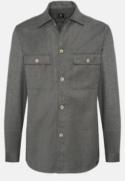 Surchemise En Flanelle Grise