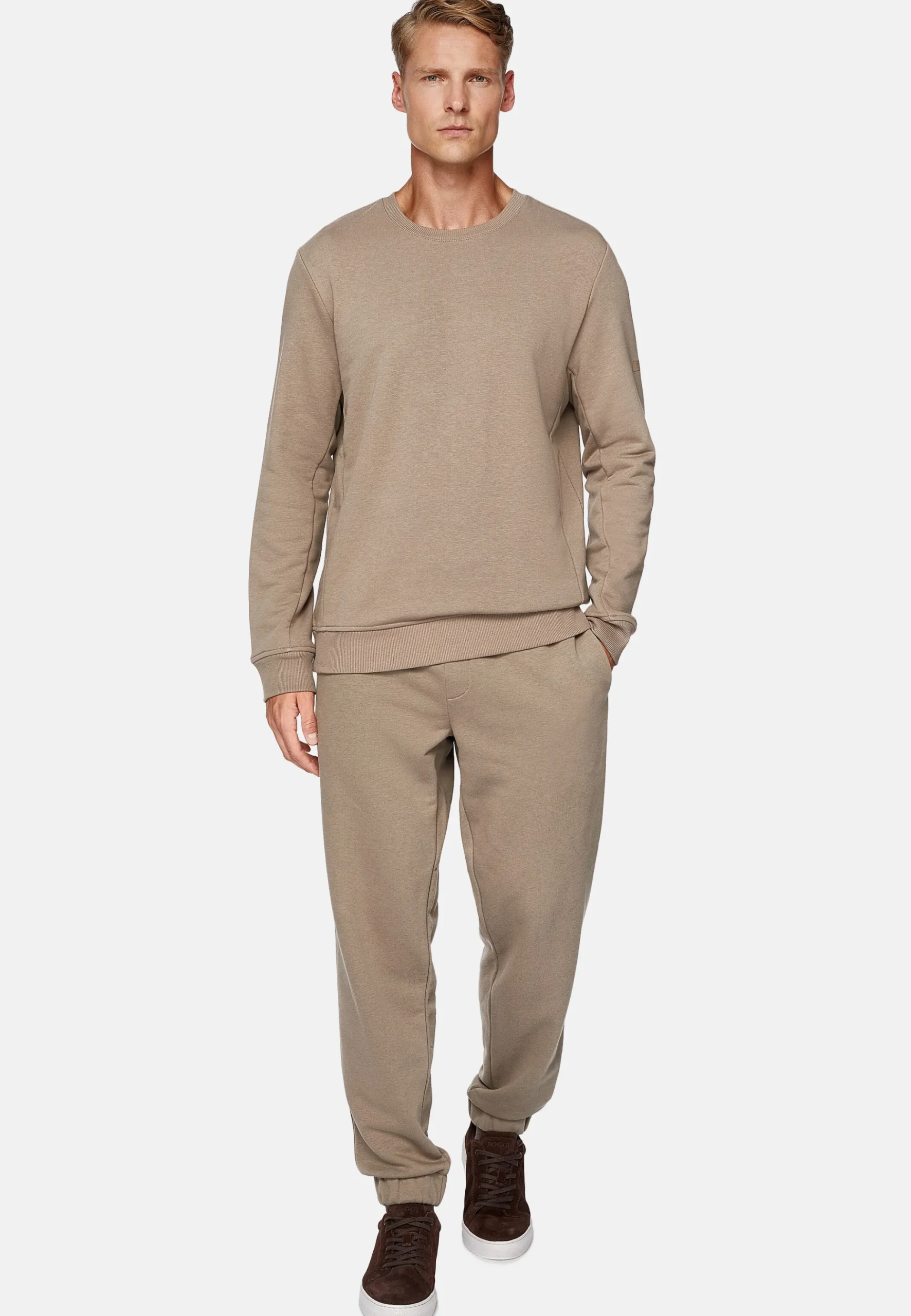 Sweat À Col Rond En Coton Mélangé