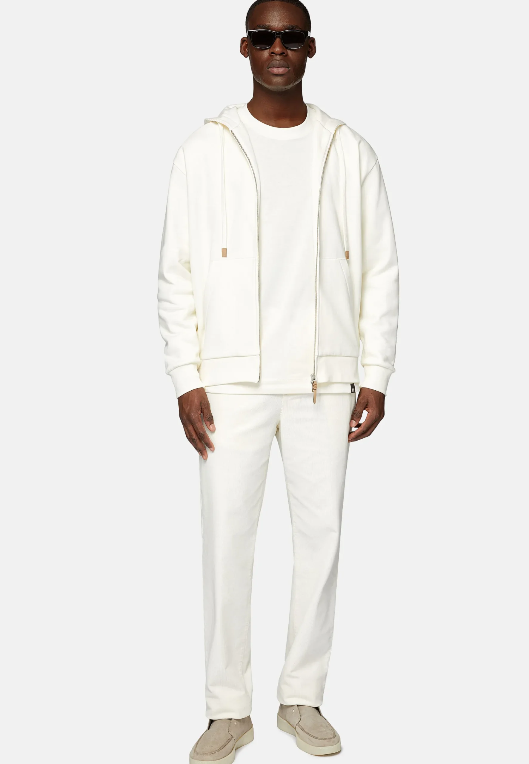 Sweat Full Zip À Capuche En Coton