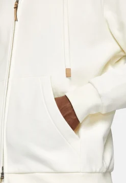 Sweat Full Zip À Capuche En Coton