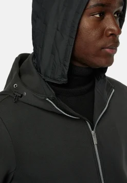 Sweat Full Zip À Double Capuche En Scuba