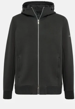 Sweat Full Zip À Double Capuche En Scuba