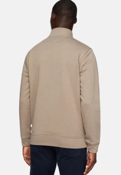 Sweat Full Zip En Coton Mélangé