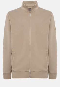 Sweat Full Zip En Coton Mélangé