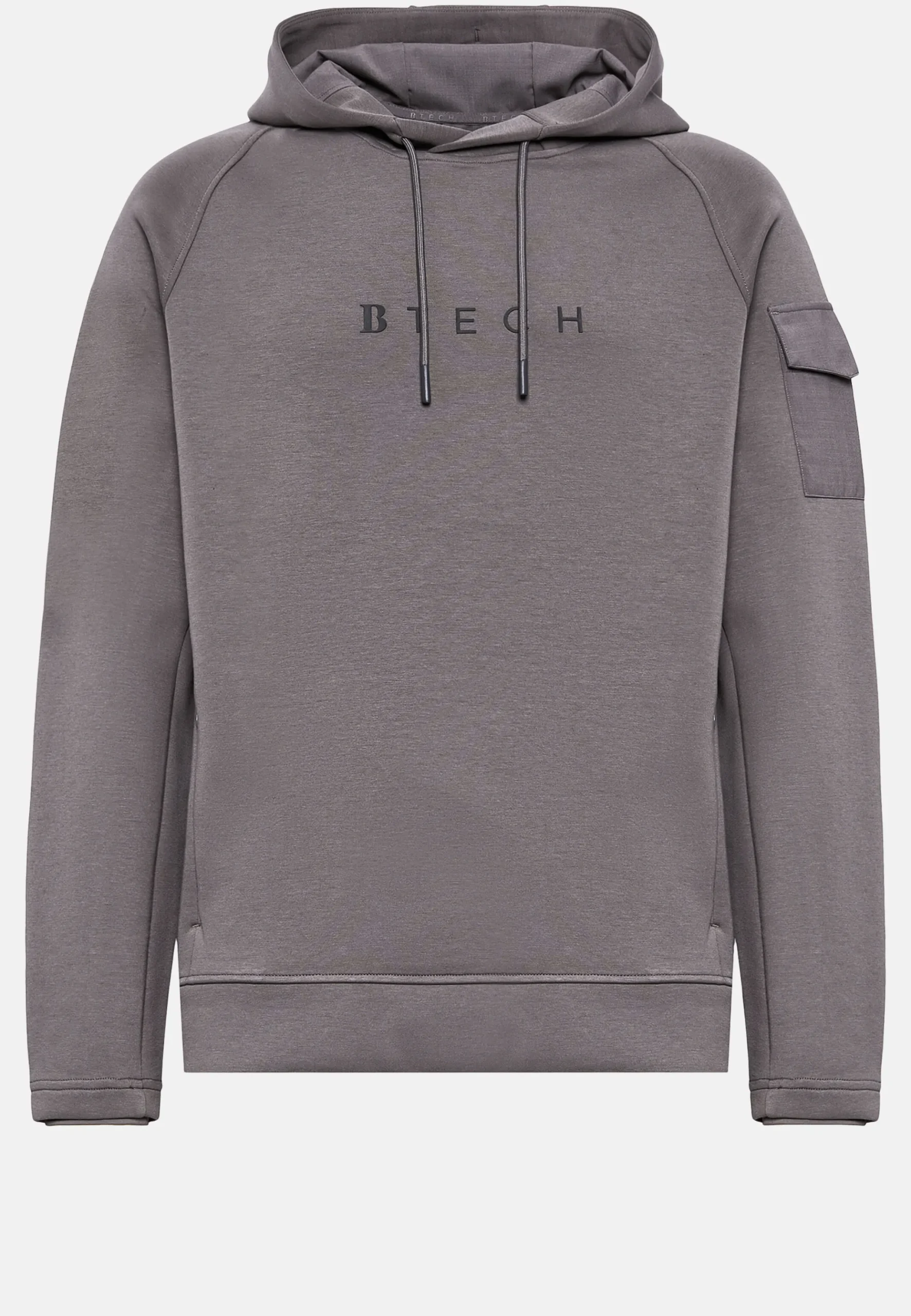 Sweat-Shirt À Capuche En Coton Mélangé Scuba Léger