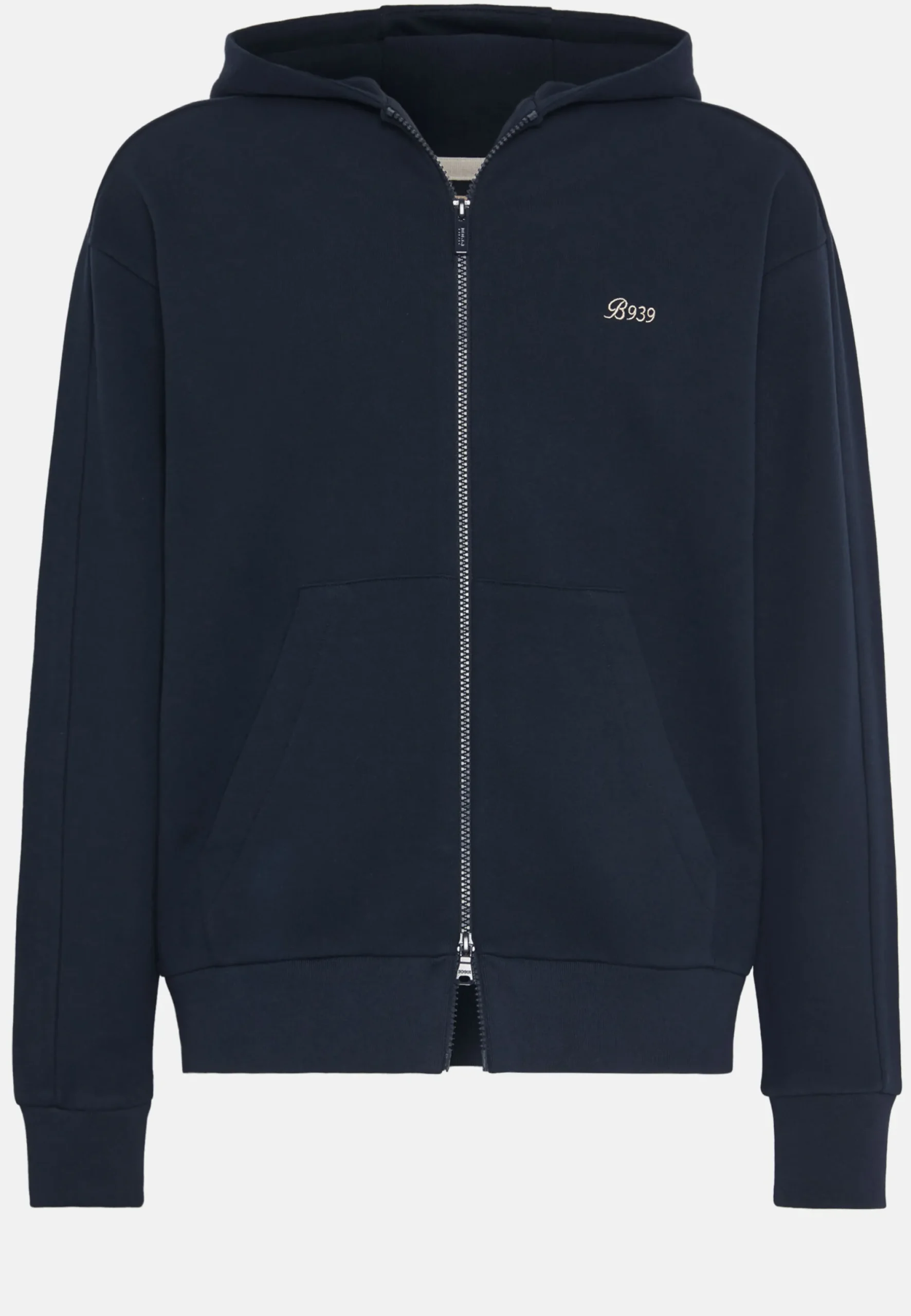 Sweat-Shirt Full Zip En Coton Bio Mélangé