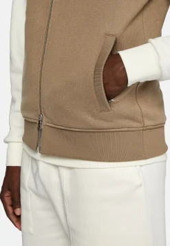 Sweat-shirt Rembourré Sans Manches En Coton Tencel