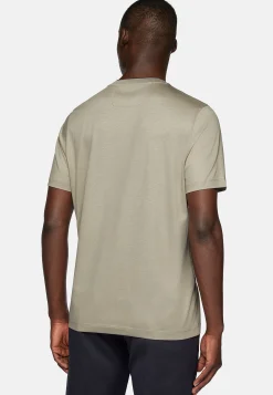 T-Shirt En Jersey De Coton Et Tencel