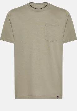 T-Shirt En Jersey De Coton Et Tencel