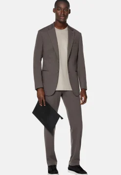 Veste B Tech En Nylon Gris Foncé