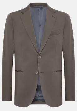 Veste B Tech En Nylon Gris Foncé