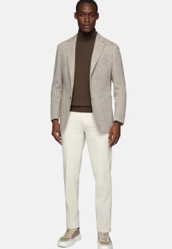 Veste Beige En Pure Laine