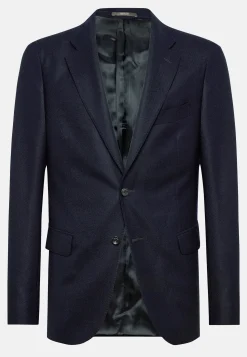 Veste Bleu Marine En Pure Laine