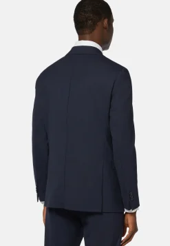 Veste Bleue Travel En Laine