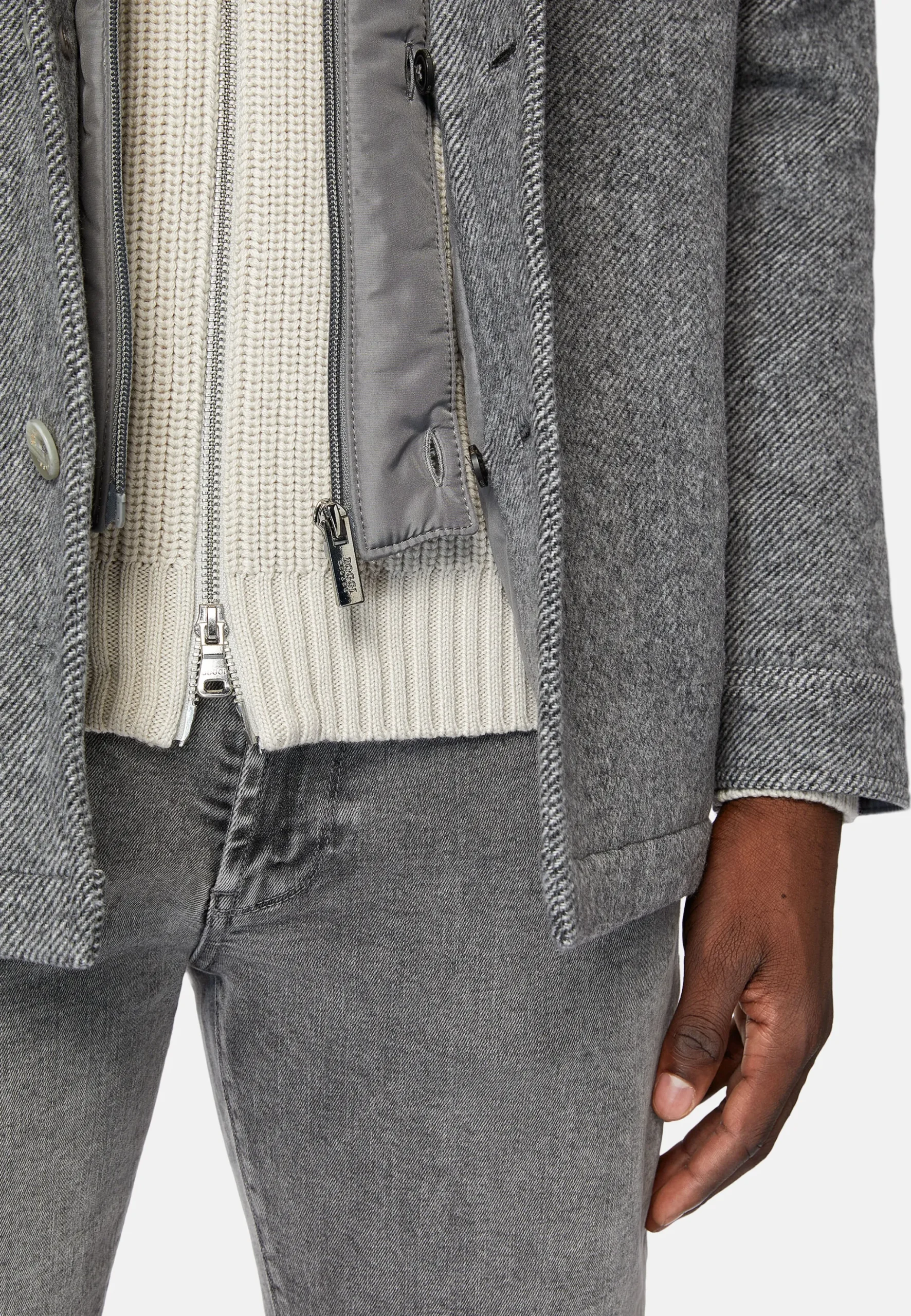 Veste Chemise Blink En Laine Avec Plastron