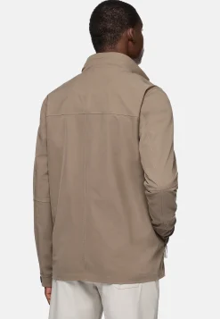 Veste De Treillis En Tissu Technique Recyclé B Tech