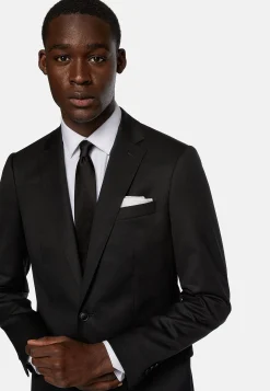 Veste En Sergé De Laine Extensible