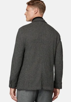 Veste Gris Et Noir B Jersey En Coton Mélangé